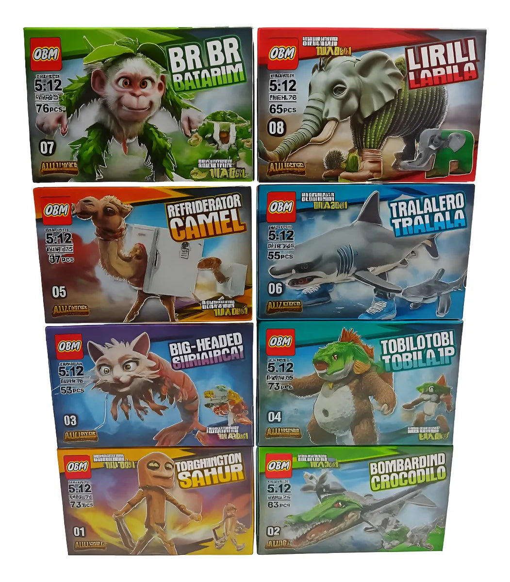 Bloques Para Armar Personajes Italian Brainrot