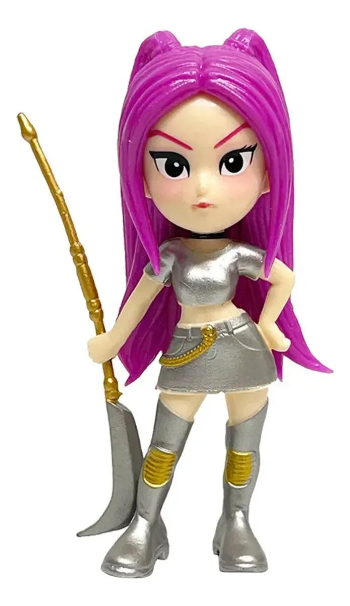 Figura Sorpresa Guerrera Kpop Demon Hunters Llavero