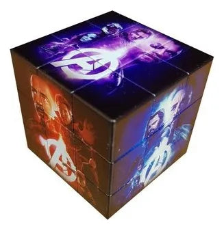 Cubo Rubik 3x3 Super Héroes Vengadores Pack X6