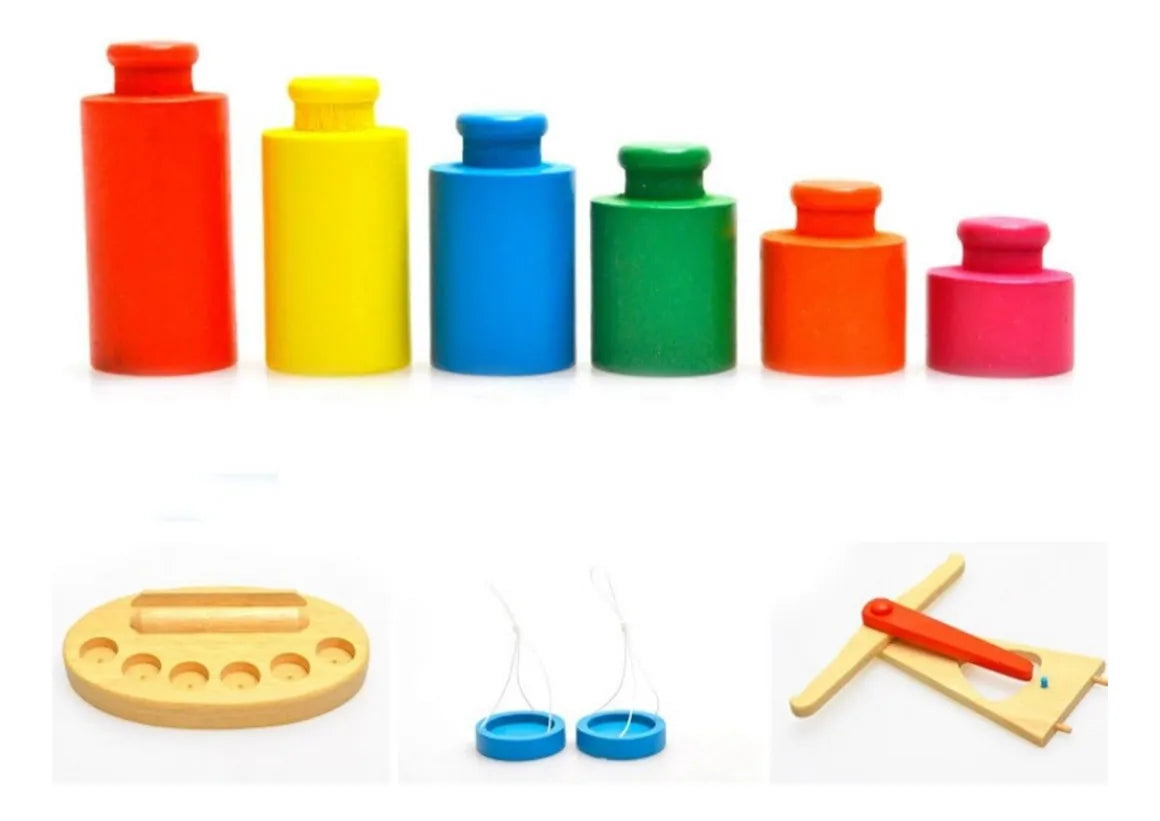 Juego De Balanza En Madera Montessori 24 X 17 Cm