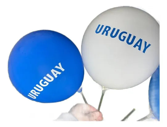 Globos De Uruguay Pack X12 Unidades