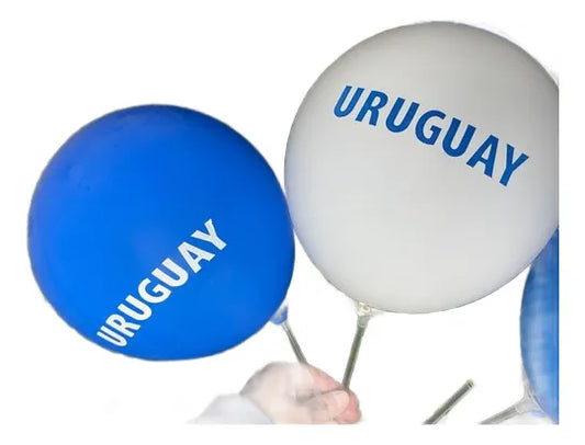 Globos De Uruguay Pack X12 Unidades