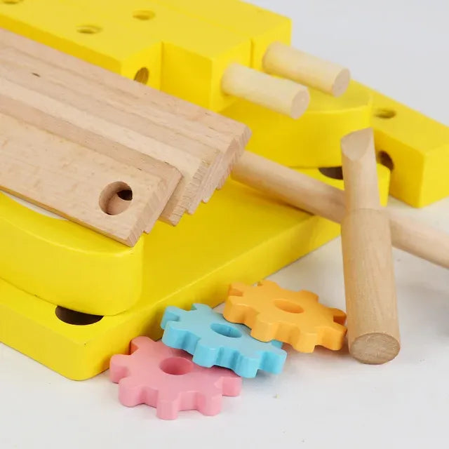 Mesa De Trabajo Carpintero Montessori Silla Conejo