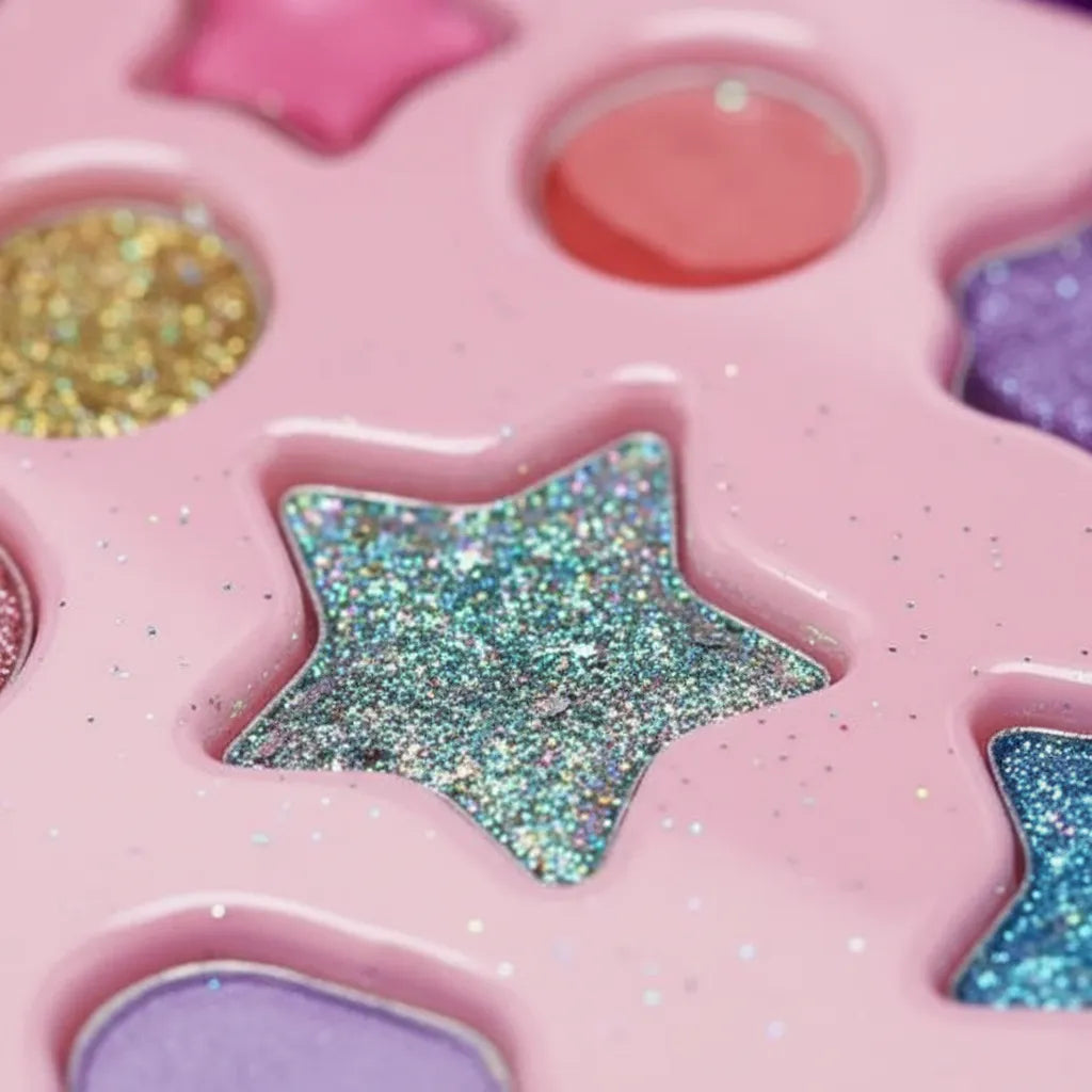 Set Maquillaje Infantil Con Espejo Guerreras Kpop