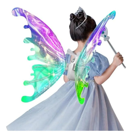 Alas De Mariposa Hada A Pila Ajustables 81x52cm