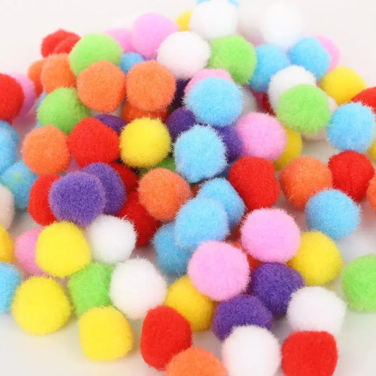 Pompones De Colores Pack X60 25mm