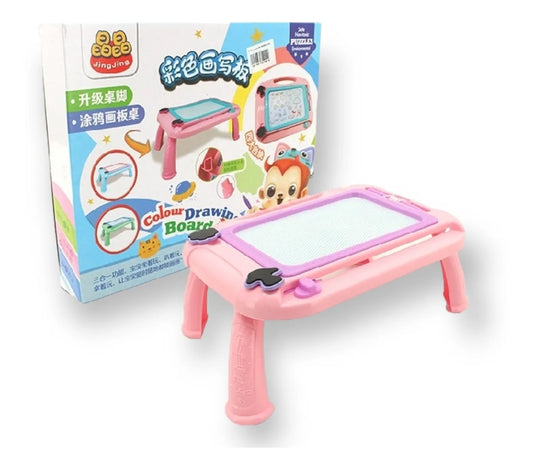 Pizzarra Mágica Infantil Con Pies Y Sellos