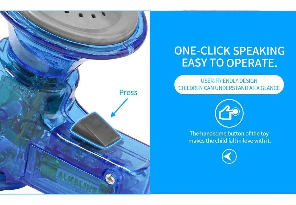 Mini Megáfono Amplificador Cambio De Voz Infantil