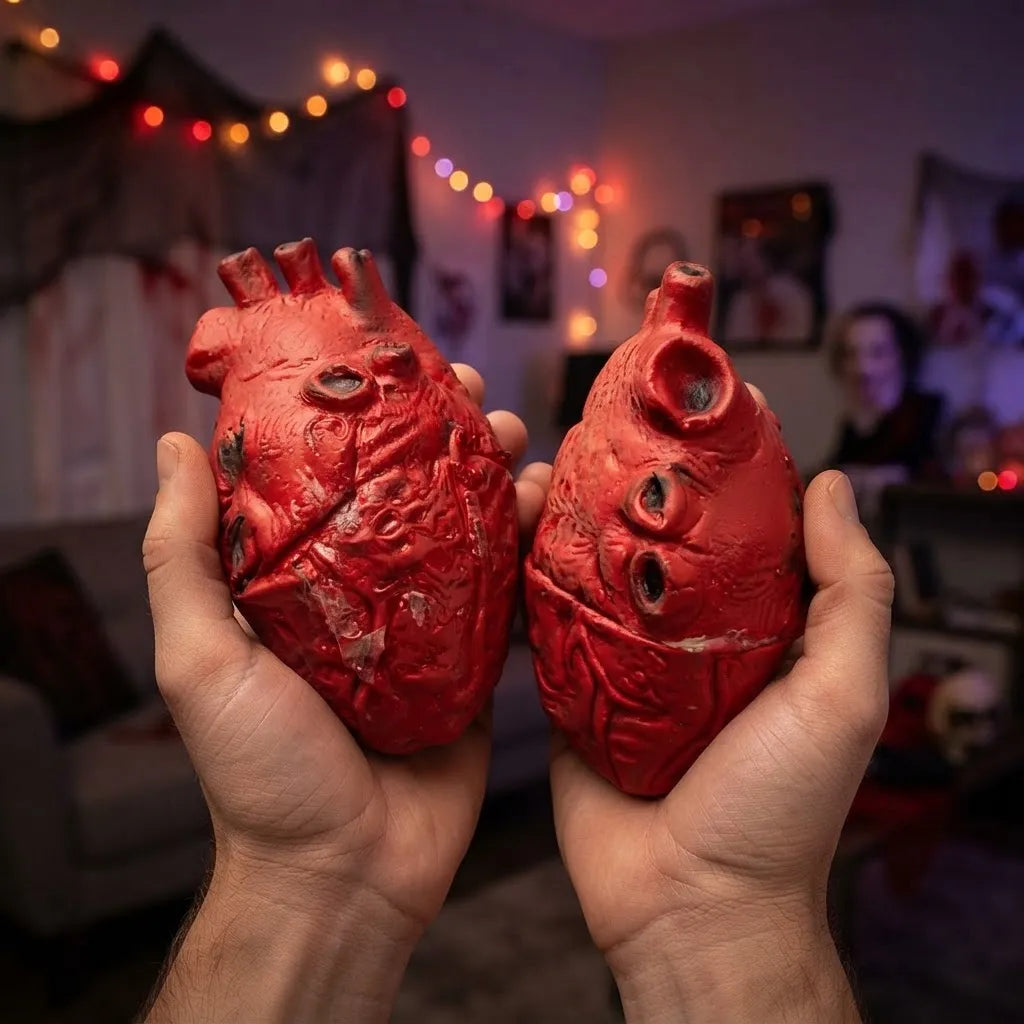 Corazón Humano Rojo Para Decoración De Halloween