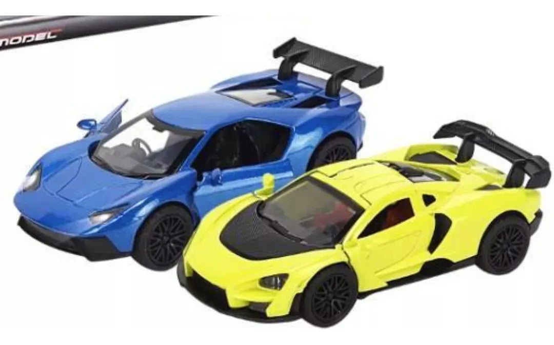 Auto De Metal Deportivo 12cm 4 Colores Calidad