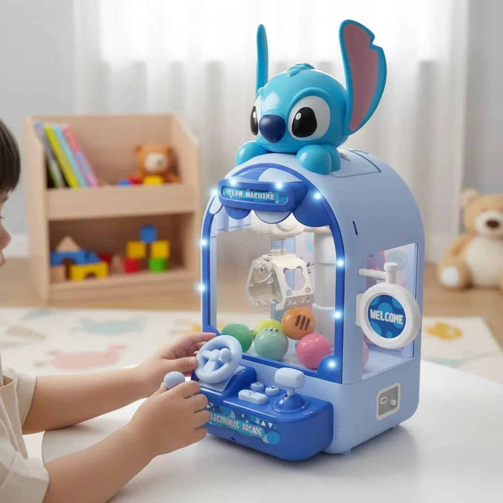 Máquina De Regalos Con Garra Stitch Luz Y Sonido