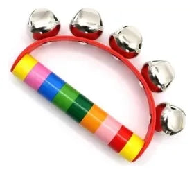Pandereta En Madera con Cascabeles Montessori