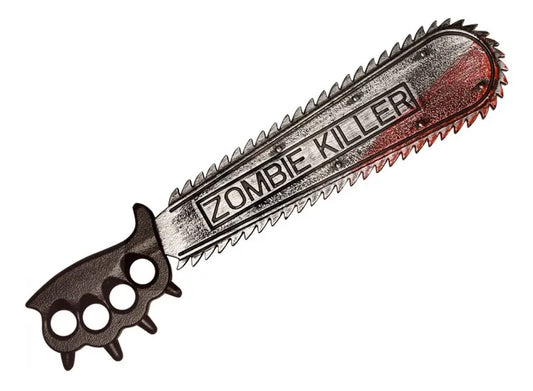 Sierra Zombie Sangrienta Halloween Plástico 50 Cm