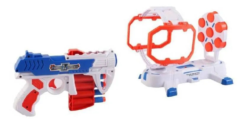 Pistola De Dardos Dart League Con Blanco Móvil