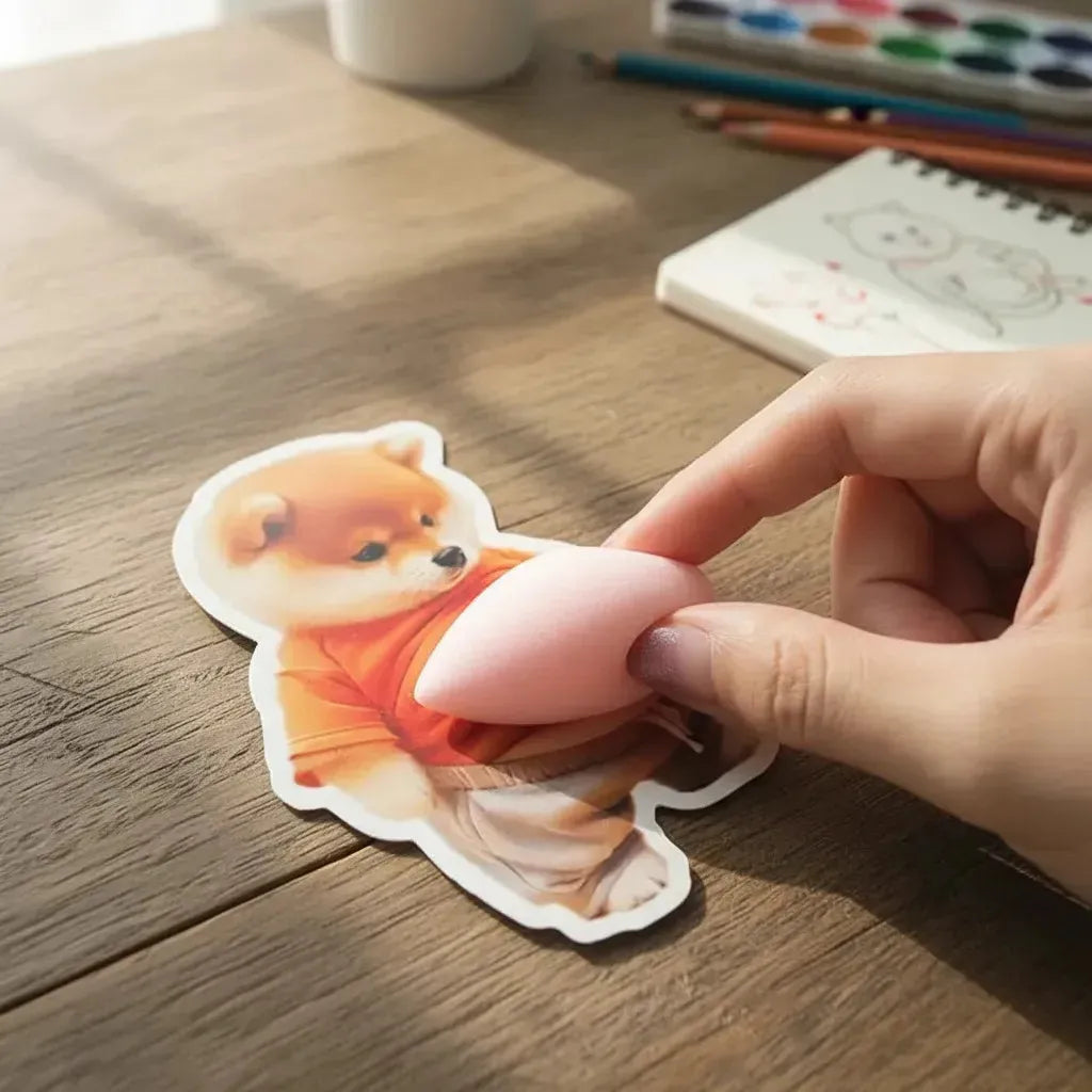 Sticker Muñeco Panzon Tope para puerta Diseño 3d