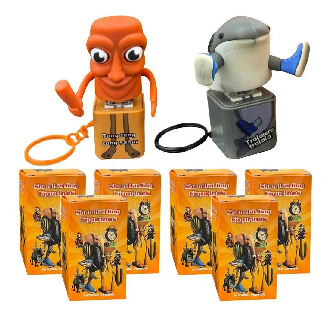 Llavero Juguete Sorpresa Italian Brainrot con Sonido