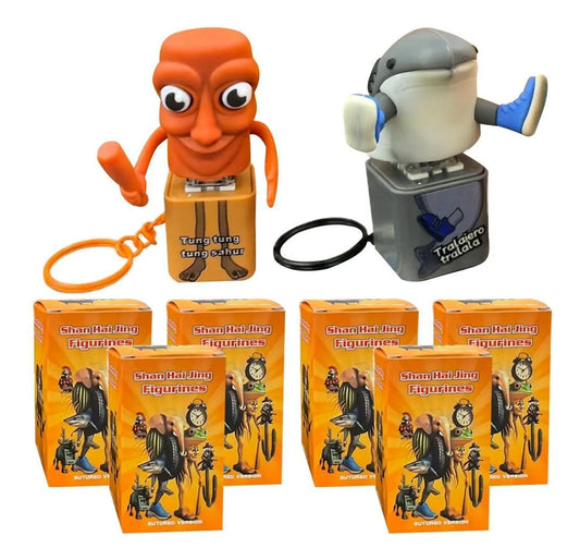 Llavero Juguete Sorpresa Italian Brainrot con Sonido