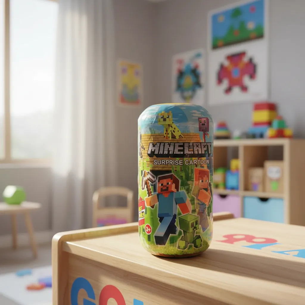 Capsula Con Figura Sopresa Minecraft Coleccionable
