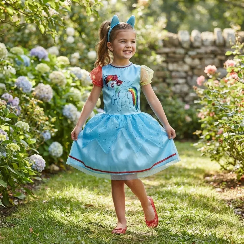 Disfraz My Little Pony Rainbow Dash Para Niña