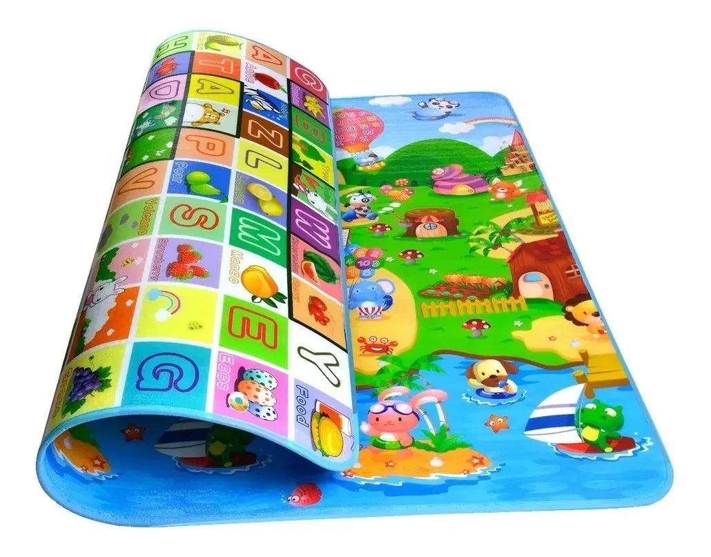 Alfombra De Goma Antigolpe Infantil 120x180 Animal