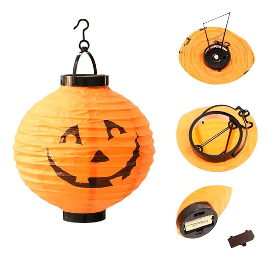 Faroles Led De Papel Para Halloween