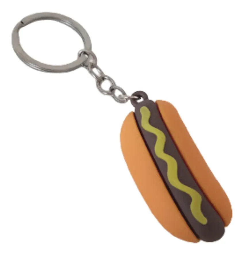Llaveros De Comida Papa Pancho Hamburguesa X12