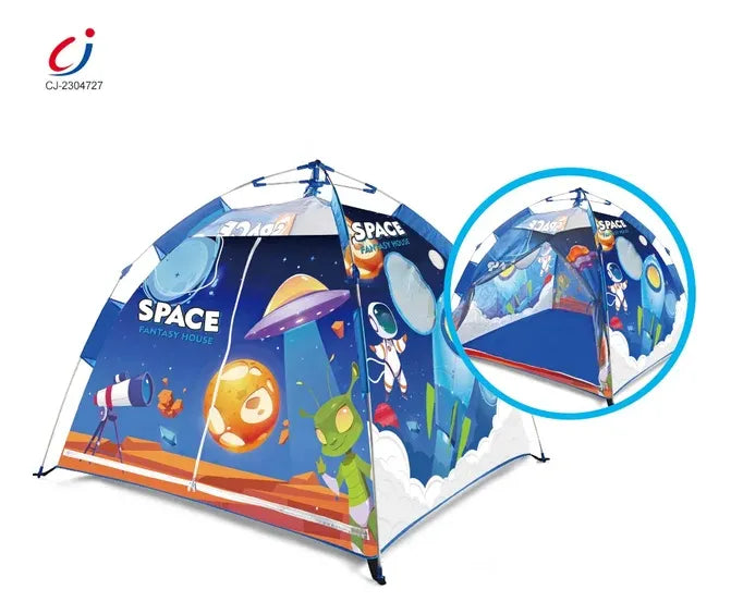 Carpa Infantil Estilo Espacio Con Cierre 130x120