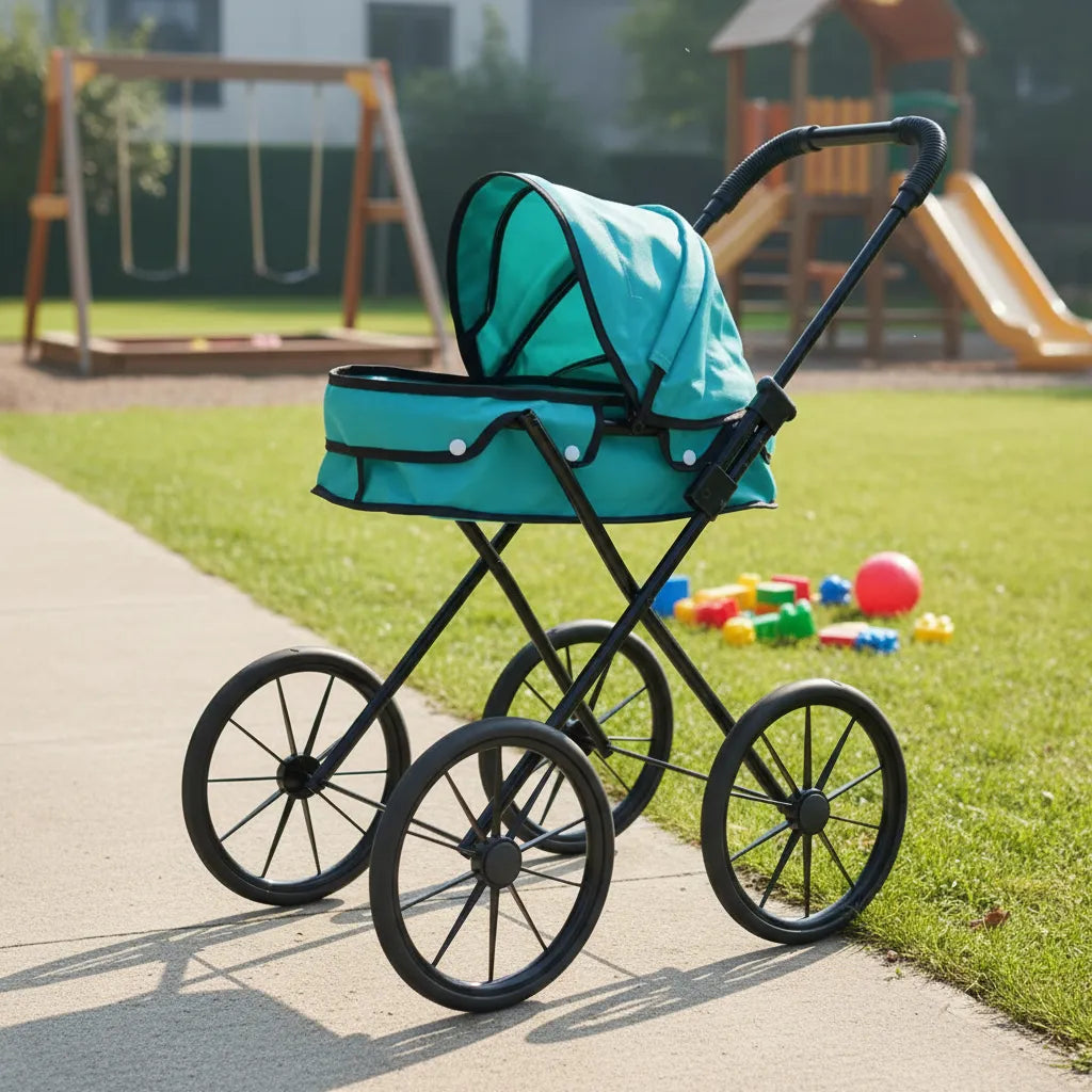 Cochecito De Muñecas Moises Realista 39x66x74cm