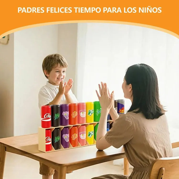 Juego De Memoria De Mesa Adivina Las Botellas