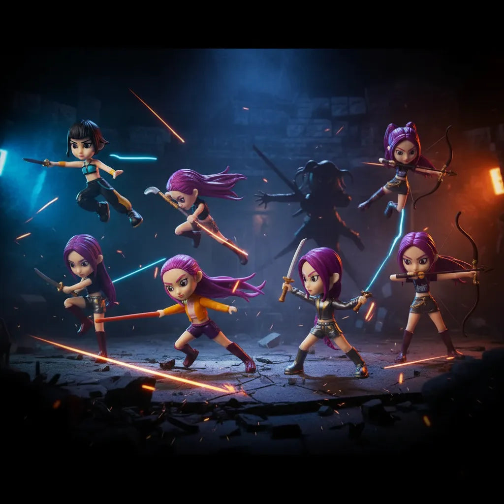 Muñecas Figuras De Accion Guerreras Kpop Pack X6
