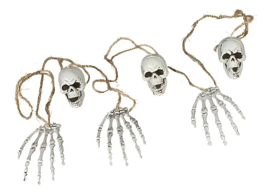 Decoración Halloween – Calaveras y Manos de Esqueleto 150 cm