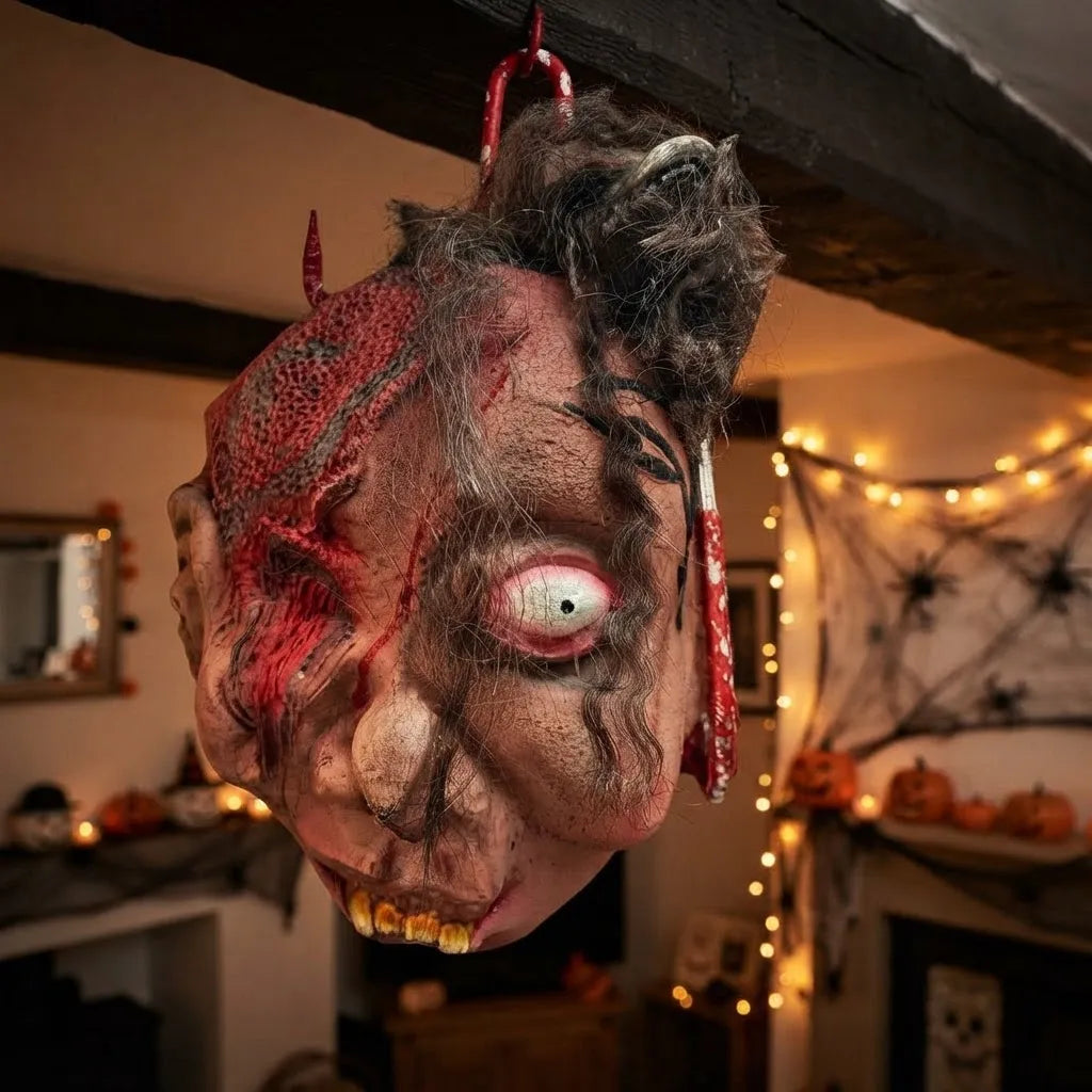 Cabeza Colgante de Zombie – Decoración Halloween