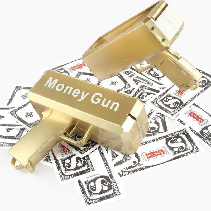 Pistola Lanza Dinero Billetes Fiesta Cotillón