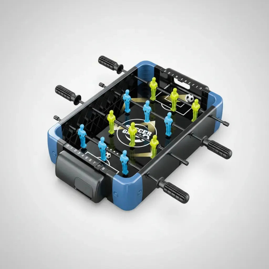 Juego De Mesa 5 En 1 Futbolito Ping Pong Hockey Bolos Basquet