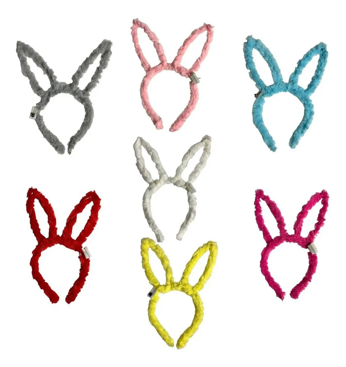 5 Diademas Orejas Conejo Luminosa Luz Led Disfraz