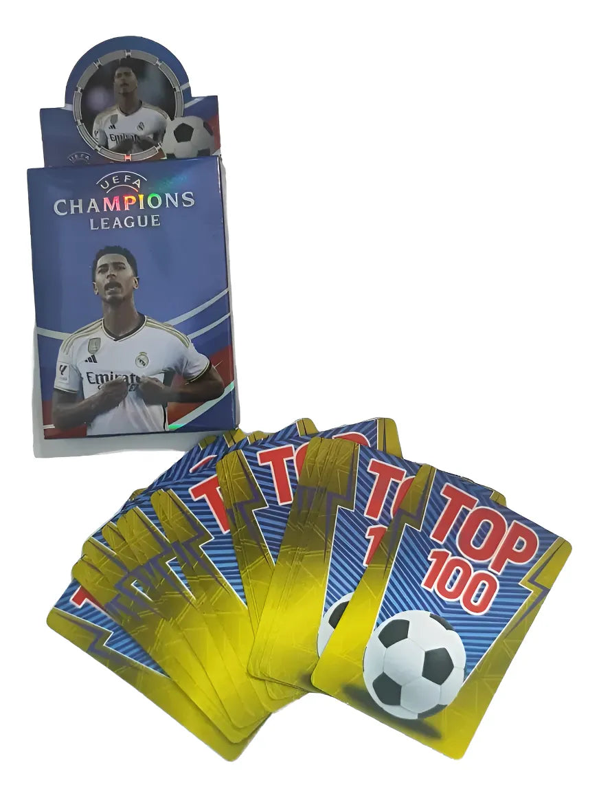 Mazo de Cartas Coleccionables de la Champions league Futbol