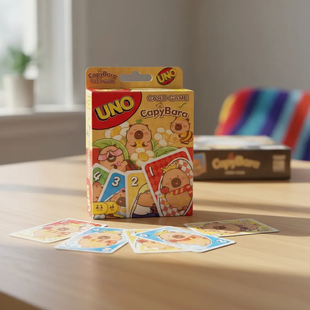 Juego de cartas Uno Capibara 112 Cartas