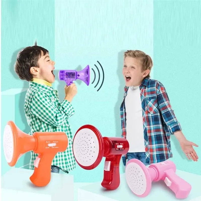 Mini Megáfono Amplificador Cambio De Voz Infantil