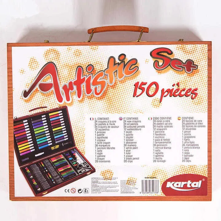 Set Artistico 150 Piezas Infantil Crayones Draypens