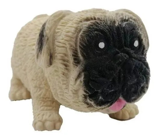Squishy Perro Amansaloco Pug Caja X12 Unidades
