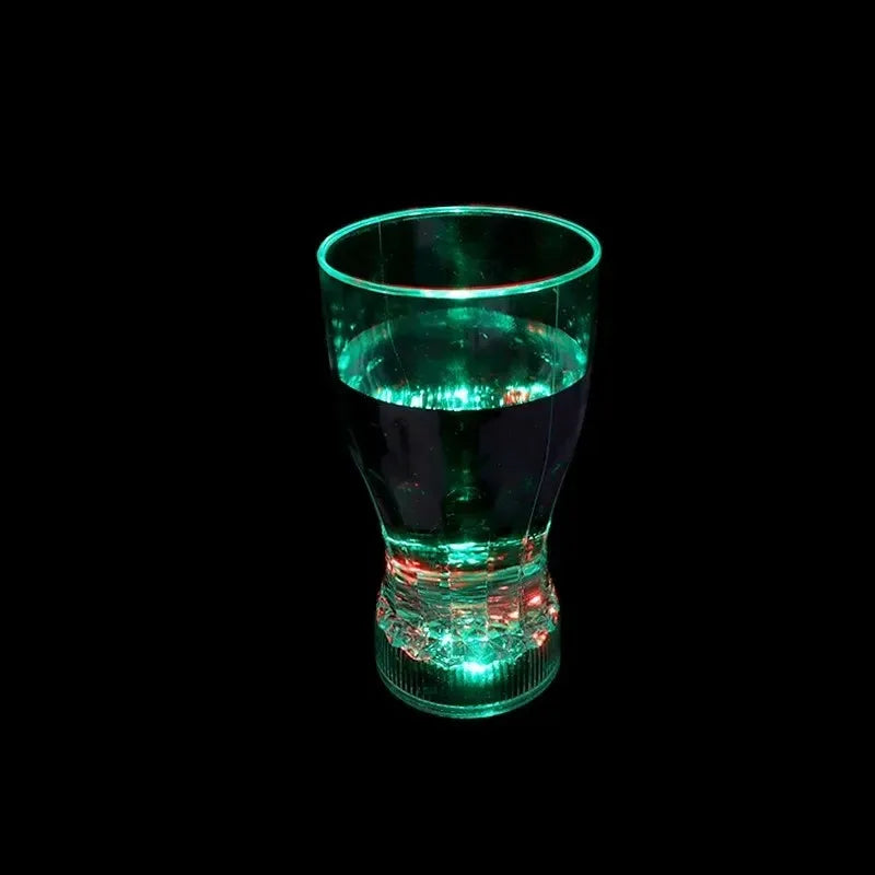 Vaso Con Luces Led A Pila Pack X2