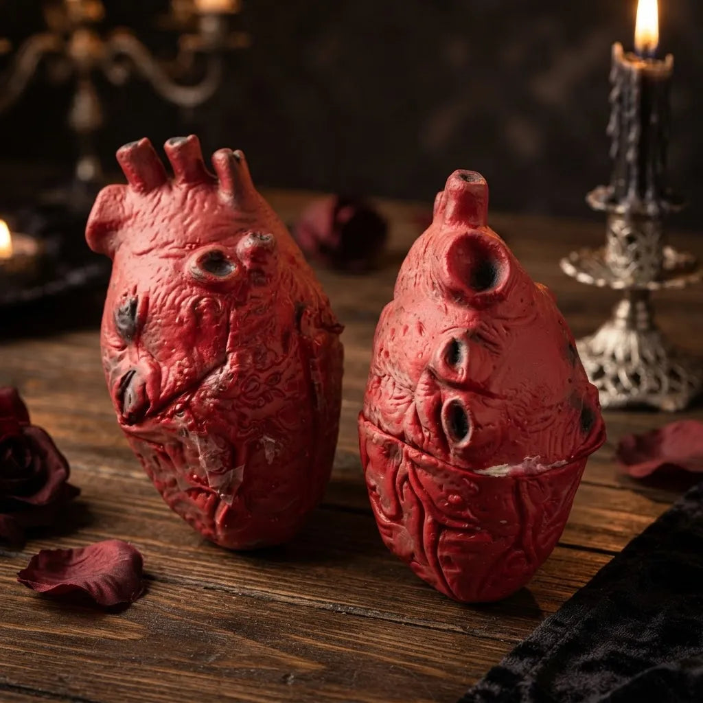 Corazón Humano Rojo Para Decoración De Halloween