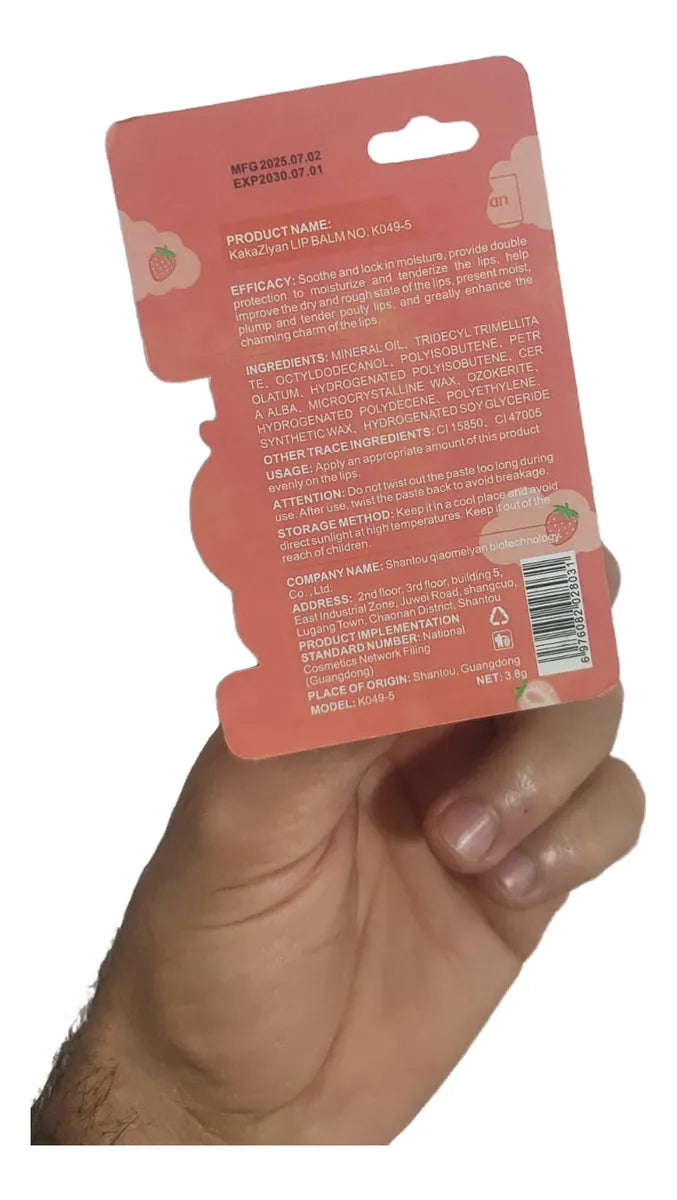 Balsamo Labial Capibara En Blister