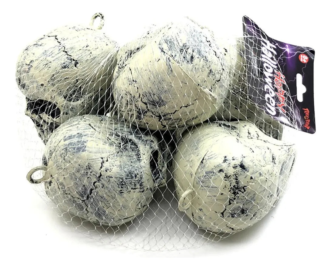 Calavera Craneo 12cm Cotillon Halloween X6