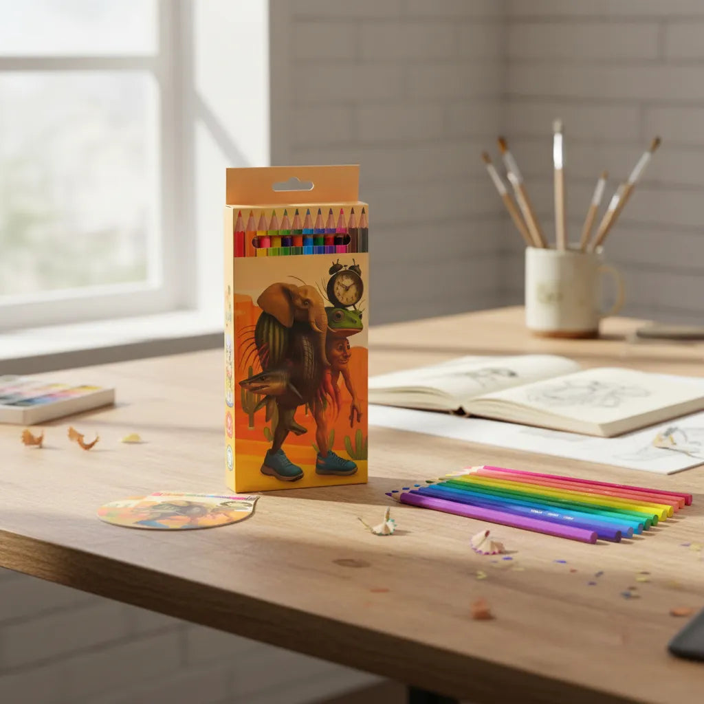 Lapices De Colores Italian Brainrot X12 Largos