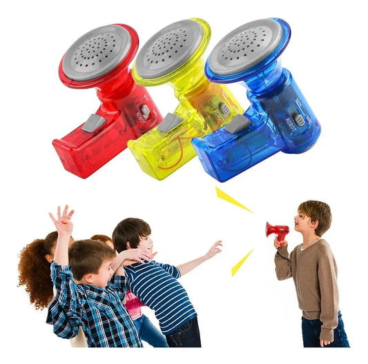 Mini Megáfono Amplificador Cambio De Voz Infantil