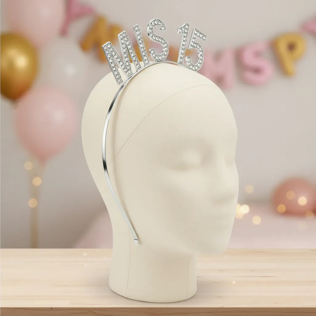 Tiara Vincha Mis 15 Años Cotillon Fiestas