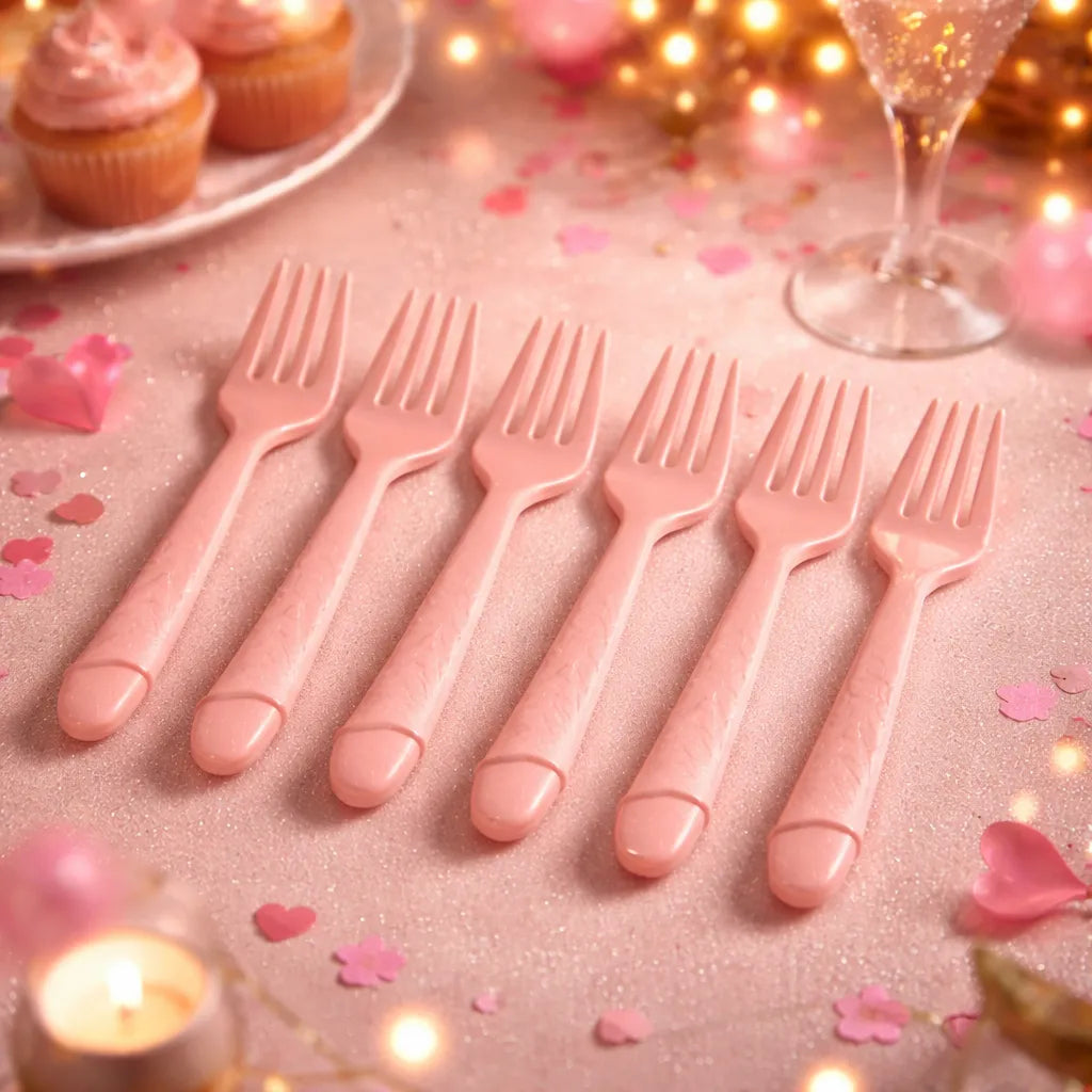 Tenedor De Pene Despedida De Soltera X6