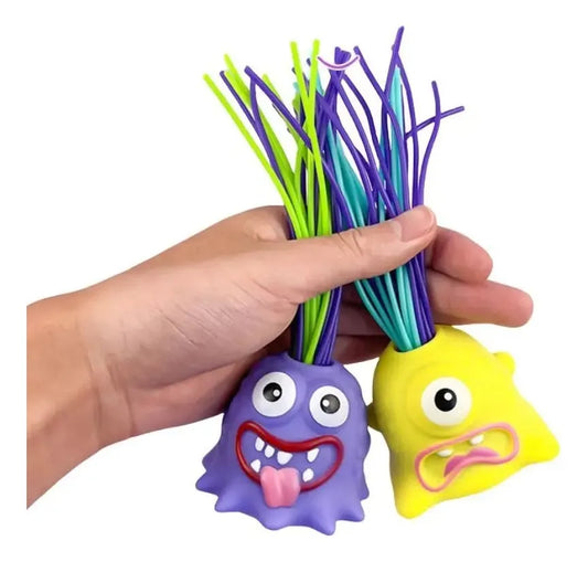 Monstruo Chillón Grita Tira Pelo Fidget Antiestrés