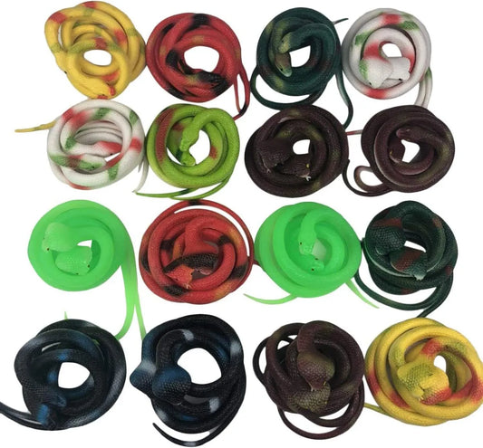 Viboras Serpiente De Goma 70 Cm X3 Unidades